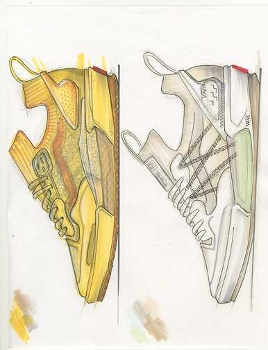Neal Shoemaker Vans AVE 2.0 sketch