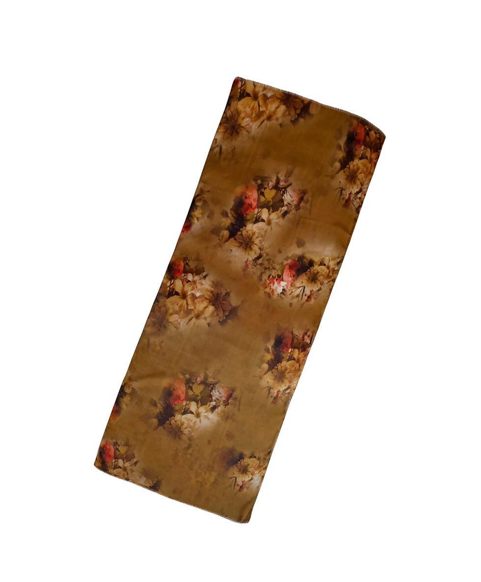 Miniatura: Lenço Flores Preciosas 70cm x 180cm Scarf Brasil Lenço com amor
