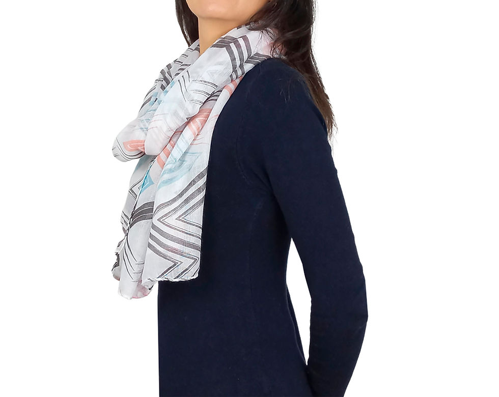 Miniatura: Echarpe Losango Rosa 80 x 180 cm Scarf Brasil