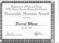 Fish and Game Honorable Mention for Snak