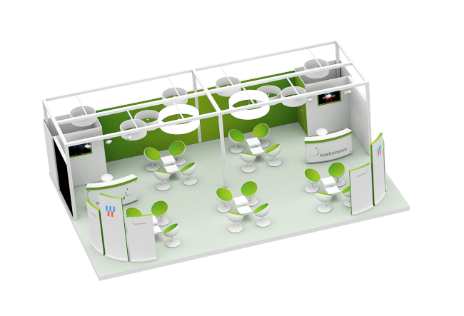 Messestand Visualisierung S