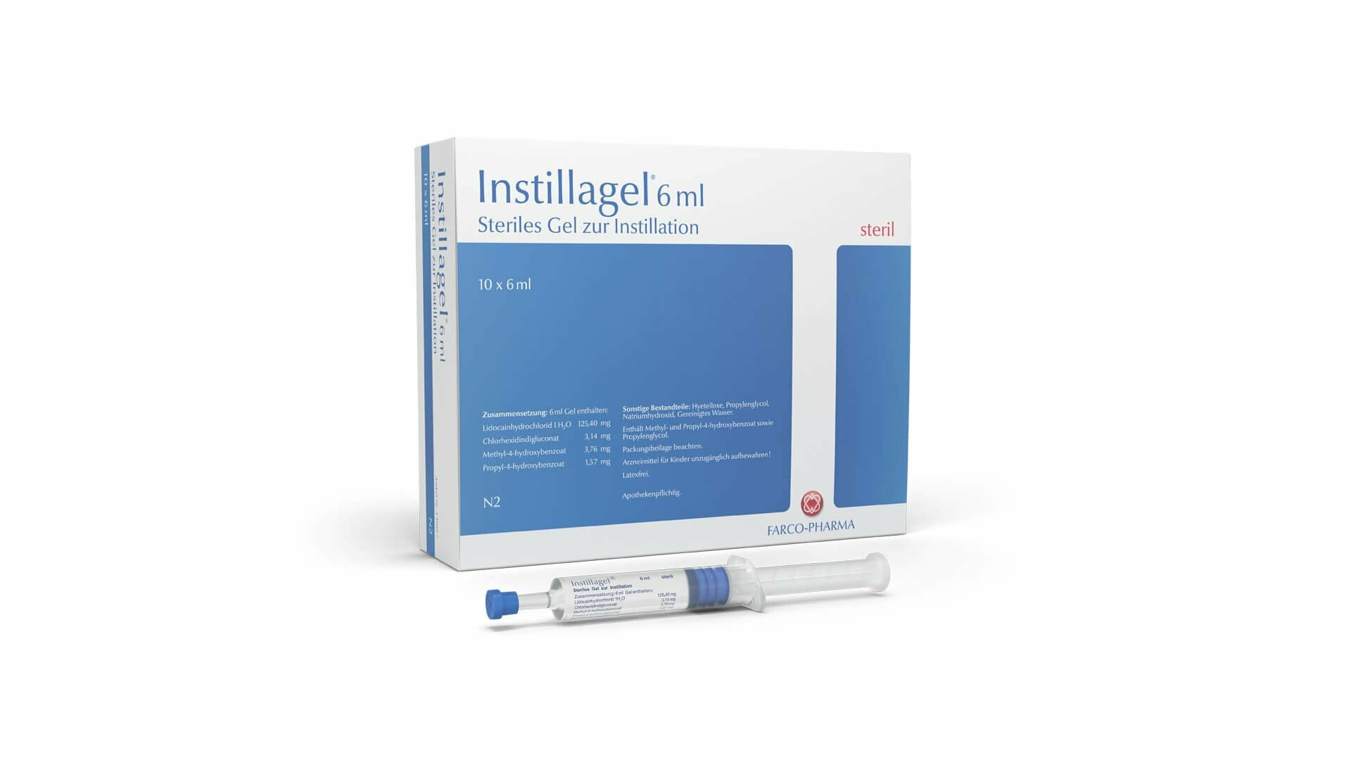 CGI Packshots Pharma Verpackung mit Produkt
