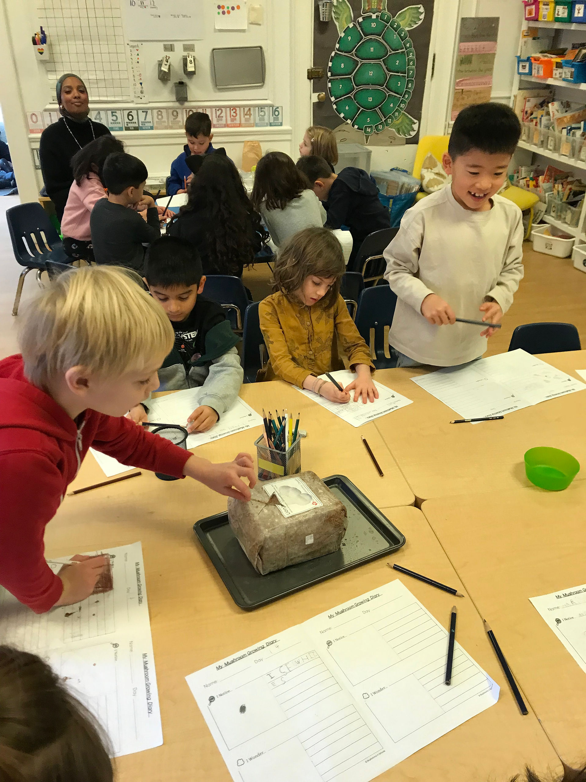 children in class