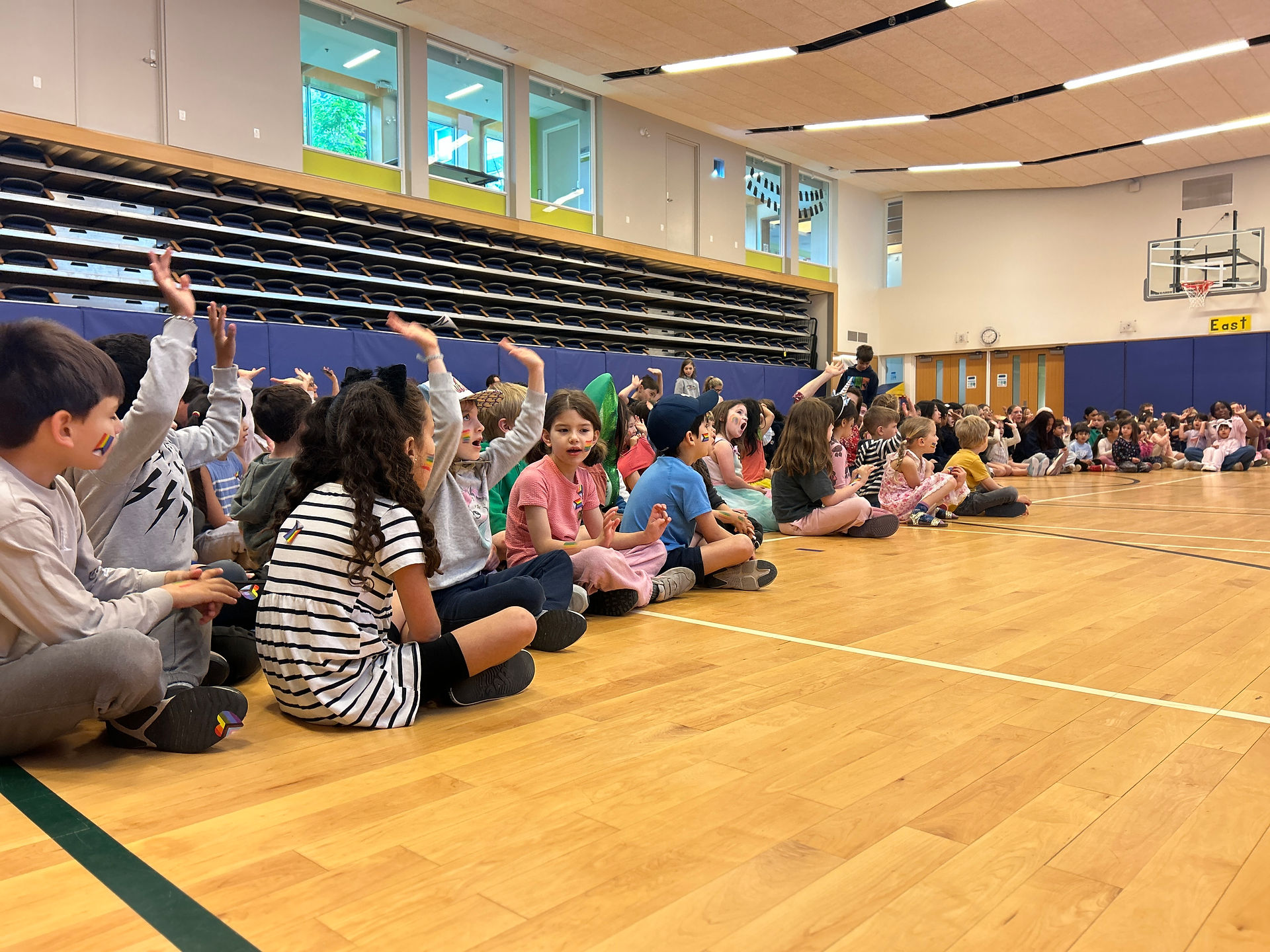 assembly of kids