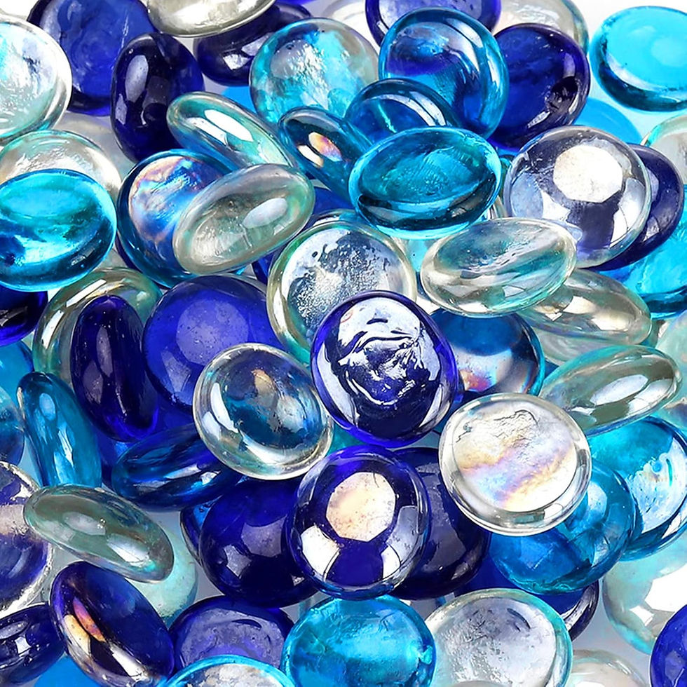 Thumbnail: Smooth Pool Blue Fire Glass
