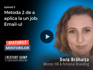 episod 3: Metoda 2 de a aplica la un job: Email-ul