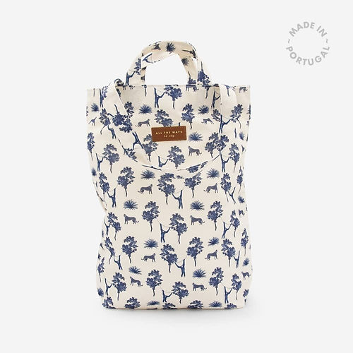 Tote Bag Jungle Bleue