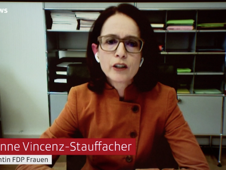 Susanne Vincenz-Stauffacher in der Tagesschau vom 6. Februar 2021