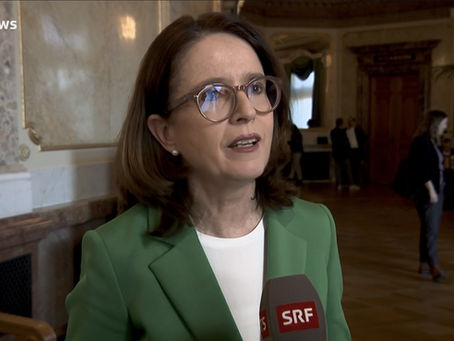 Susanne Vincenz-Stauffacher im 10 vor 10 (SRF)