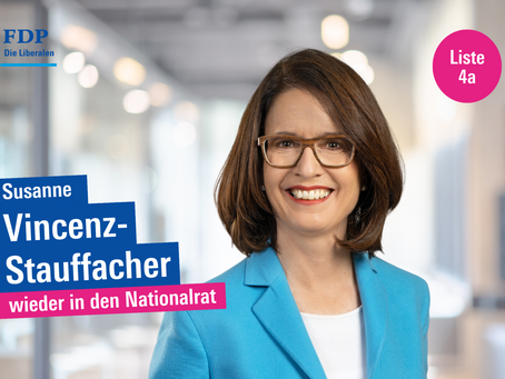 Kandidatinnenportrait von Susanne Vincenz-Stauffacher