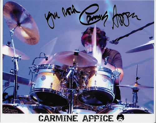 Carmine Appice Color 8 x 10 (Horizontal) Photo - Autographed | Carmine