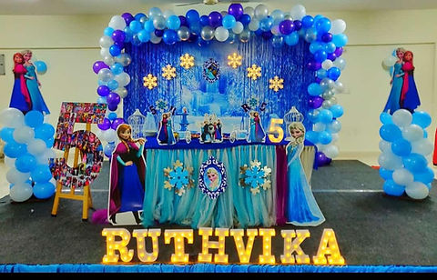 Frozen Theme Decoration Mysite