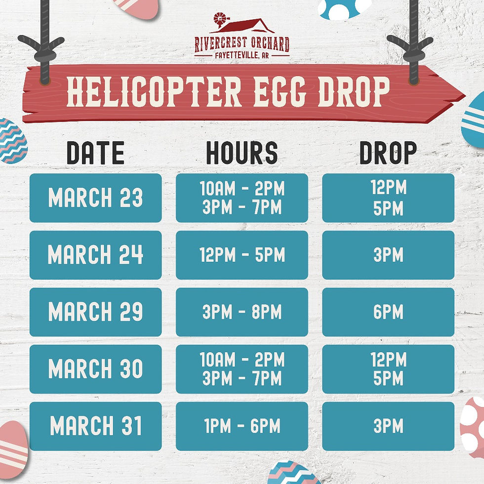 Easter Festival Rivercrest Orchard Fayetteville, AR