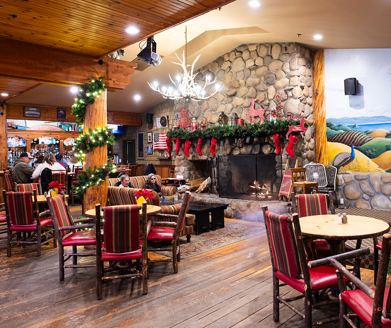 Lounge at Cambria Christmas Market, CA