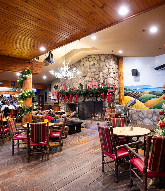 Lounge at Cambria Christmas Market, CA