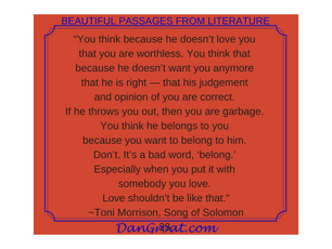 Toni Morrison Passage