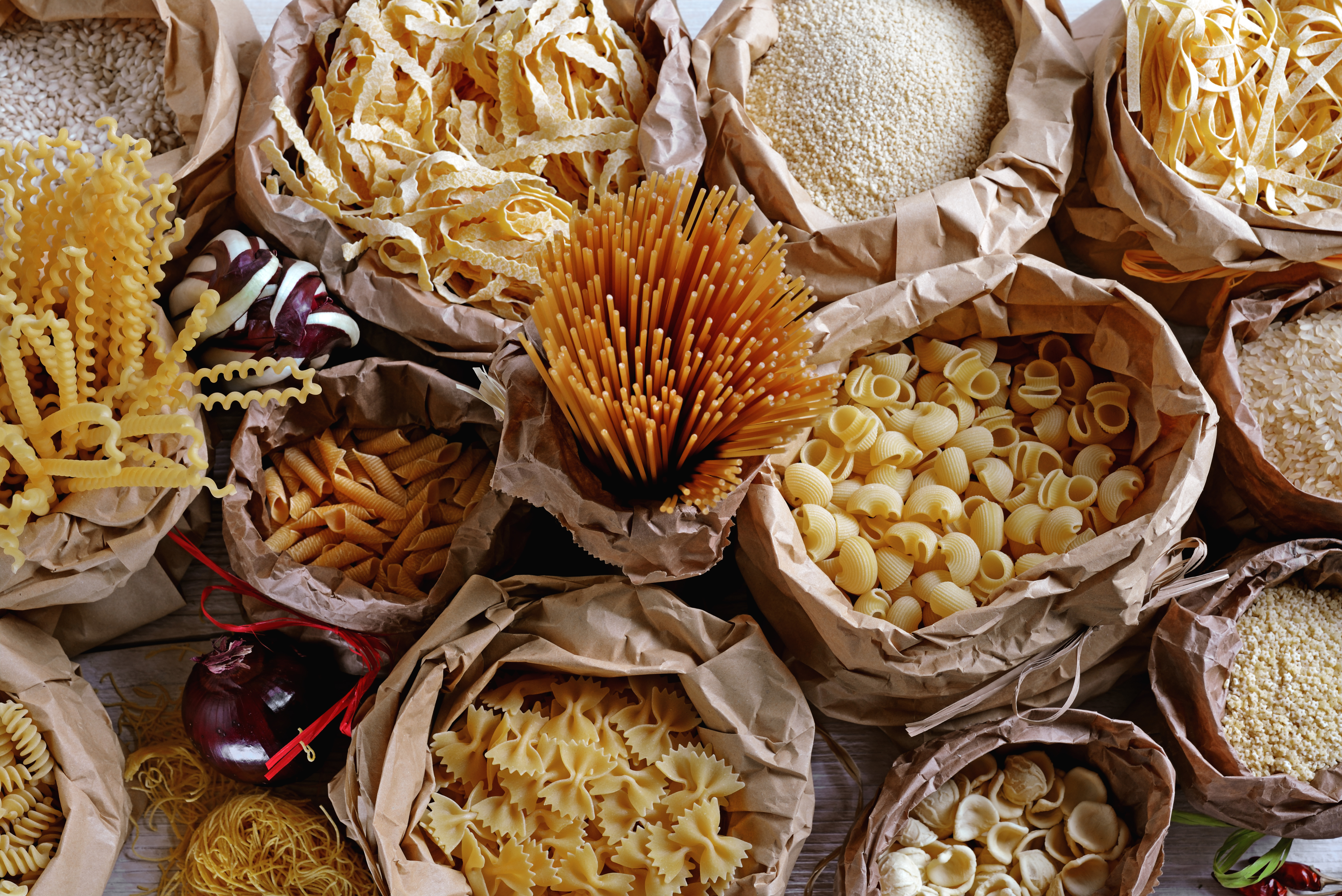 Arranged Food and Objects