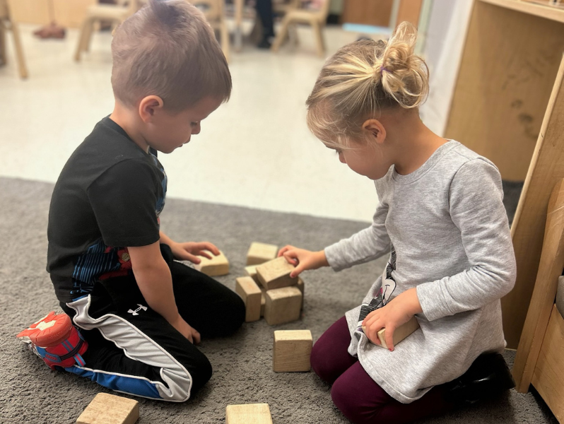 kids playing together