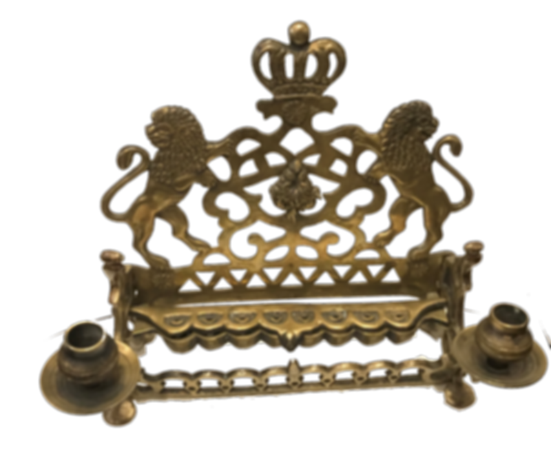 Mezuzah with lions.