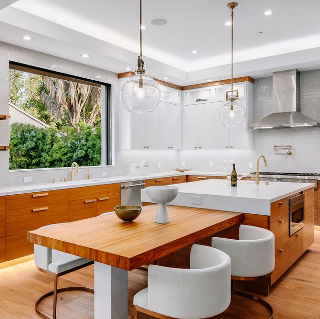 Contemporary/Transitional Appearance Kitchen Remodel by A-1 Construction and Designs Inc. project photo