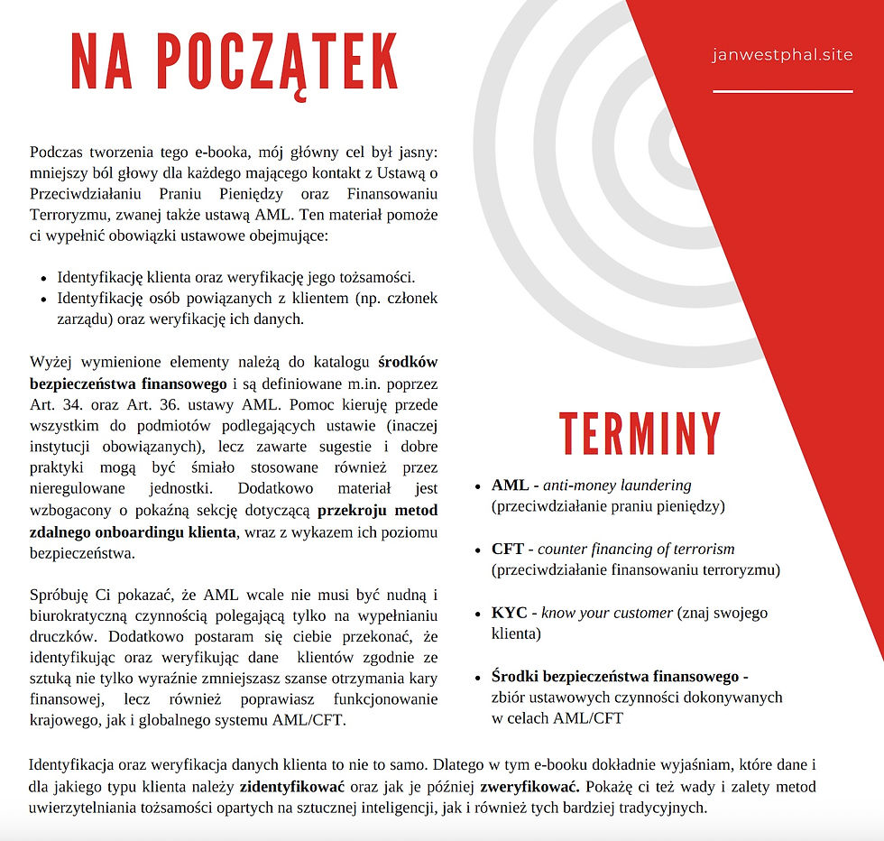 Miniatura: E-book: Środki Bezpieczeństwa Finansowego - Identyfikacja Klienta (Demo)
