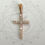 Thumbnail: 凱莉珠寶18K時款鑽石十字架吊墜 WP0417