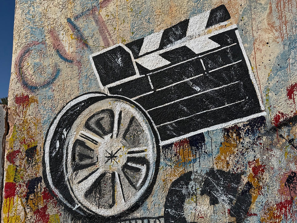 Murale w Atlas Studio Maroko