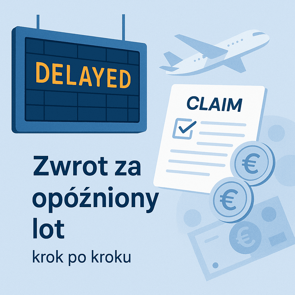 Jak odzyskać pieniądze za opóźniony lot: krok po kroku