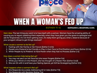 When a Woman's Fed Up (Esther 7:1-6)