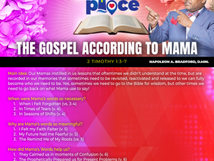 The Gospel According to Mama (2 Timothy 1: 3-7)