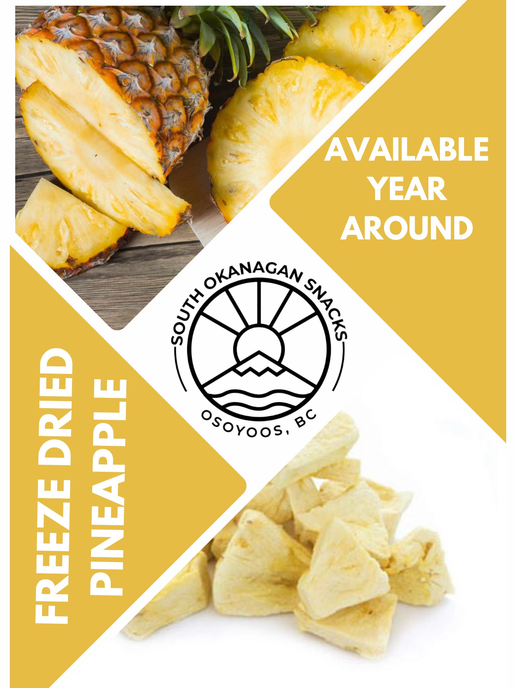 Freeze Dried Pineapple