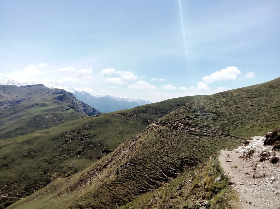 Trail from Bellakh to Kalaipir Pass via Kushkalyan