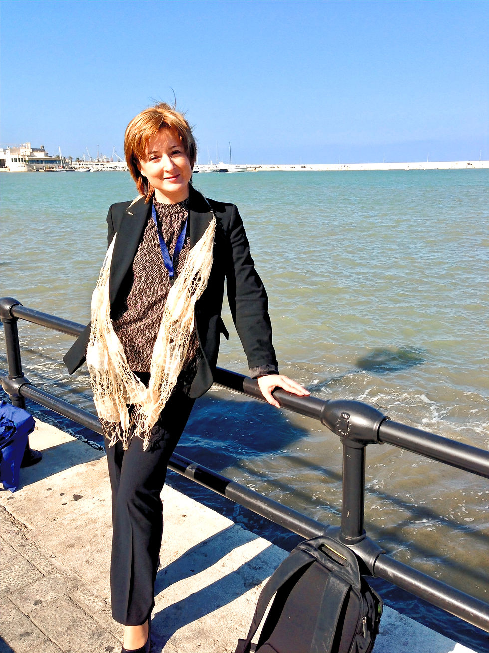 Taking in the sights and sounds of Bari. September, 2014