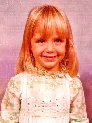 Melanie at four years old.