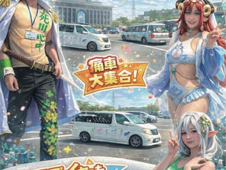 痛車とコスプレイベント開催のお知らせ久喜市