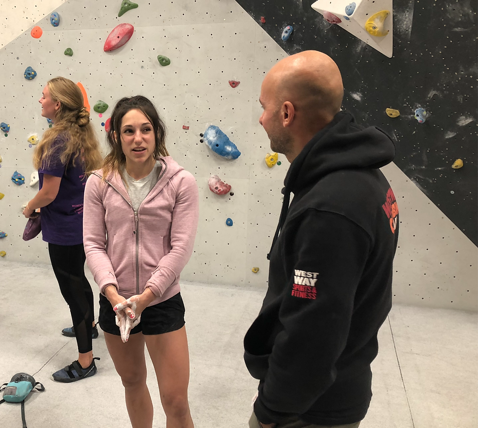 Alex Puccio at Westway Climbing