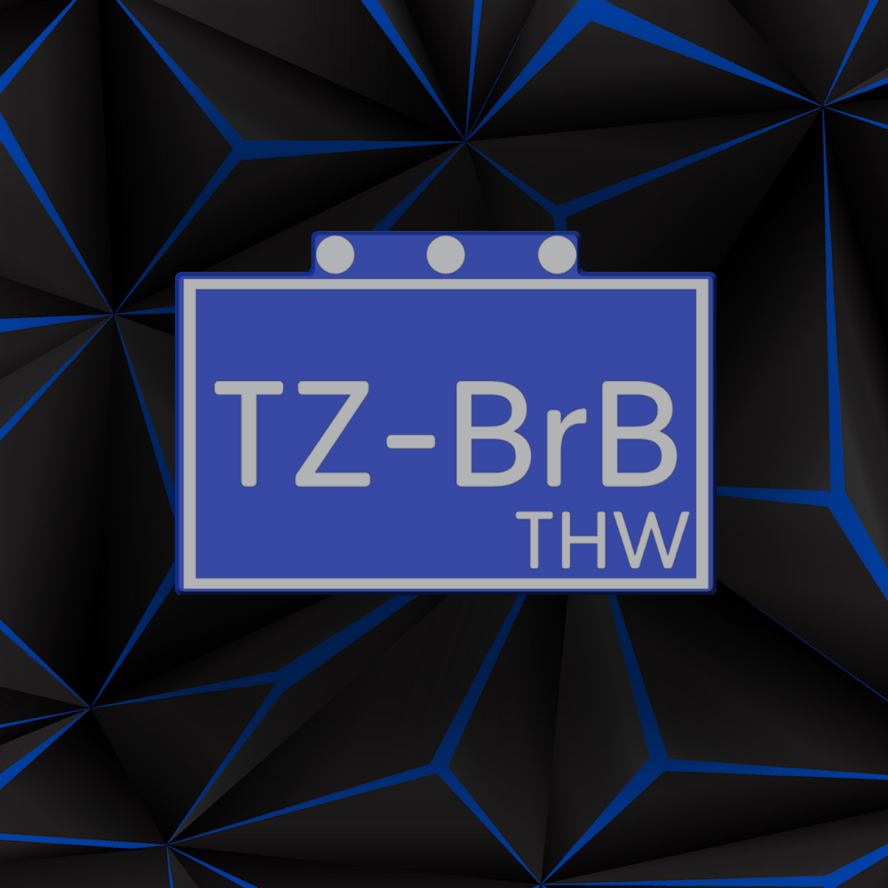 THW Technischer Zug mit Fachgruppe Brückenbau