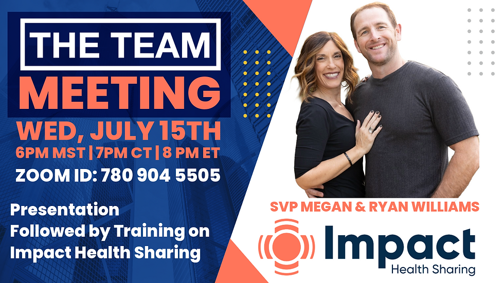 Impact Health Sharing Event with SVP Megan & Ryan Williams