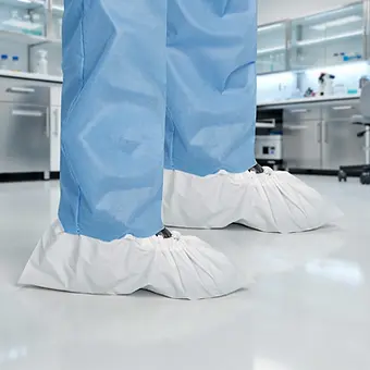 Thumbnail: Shoe cover & Heavy duty & Anti-slip, CPE 16gm, 17-41cm, white 50pcs