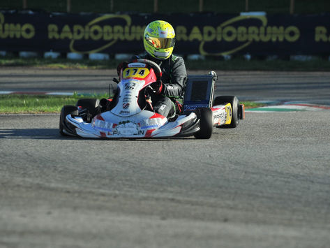 Altra bella prova del Mariotti al kartodromo di Cervia