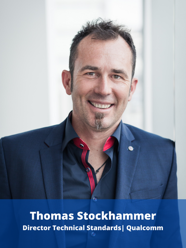 Thomas Stockhammer received the Dipl.-Ing. and Dr.-Ing. degrees from the Munich University of Technology, Munich, Germany. Thomas was Visiting Researcher at Rensselear Politechnical Institute (RPI), Troy, NY, USA and University of California San Diego (UCSD), San Diego, CA, USA. After acting as cofounder and CEO of Novel Mobile Radio (NoMoR) Research for 10 years and a consultant for Siemens mobile, BenQ mobile, LG Electronics and Digital Fountain, he joined Qualcomm in 2014 as Director Technical Standards. In his different roles, he co-authored more than 200 research publications and more than 200 patents and 1000s of contributions to standardization efforts.
In his day job, he is the active and has leadership and rapporteur positions in 3GPP, DVB, MPEG, IETF, ATSC, CTA, ETSI and the DASH-Industry Forum in the area of multimedia communication, TV-distribution, 5G Broadcast, content delivery protocols, immersive media representation and adaptive streaming. Among others, he leads the MPEG-I and Scene Description efforts in MPEG, he is the chair of the DASH-IF Technical working group, the rapporteur of 3GPP Video and XR activities as well as the chairman of the DVB over 5G activity. Thomas also received the INCITS Technical Excellence Award 2013 for his MPEG DASH work, the 3GPP Excellence Ward 2017 for his work on Enhanced TV, the CTA Technology & Standards Achievement Award 2019 for his work on CTA WAVE Device Playback specification and the SIGMM Test of Time Paper Award 2021 the “Dynamic Adaptive Streaming over HTTP - Standards and Design Principles” paper. Thomas is a regular speaker and program committee member at events such as IBC Conference, DVB World, Mile High Video, Media Web Symposium or EBU’s BroadThinking.
