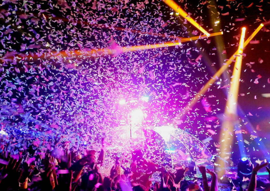 Concert Pink Confetti