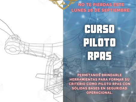 CURSO PILOTO OPERADOR DRONES / RPAS