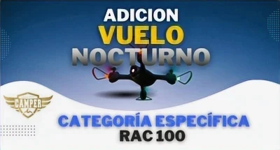 Curso de Adición de vuelo nocturno RAC 100