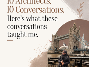 10 Architects. 10 Conversations