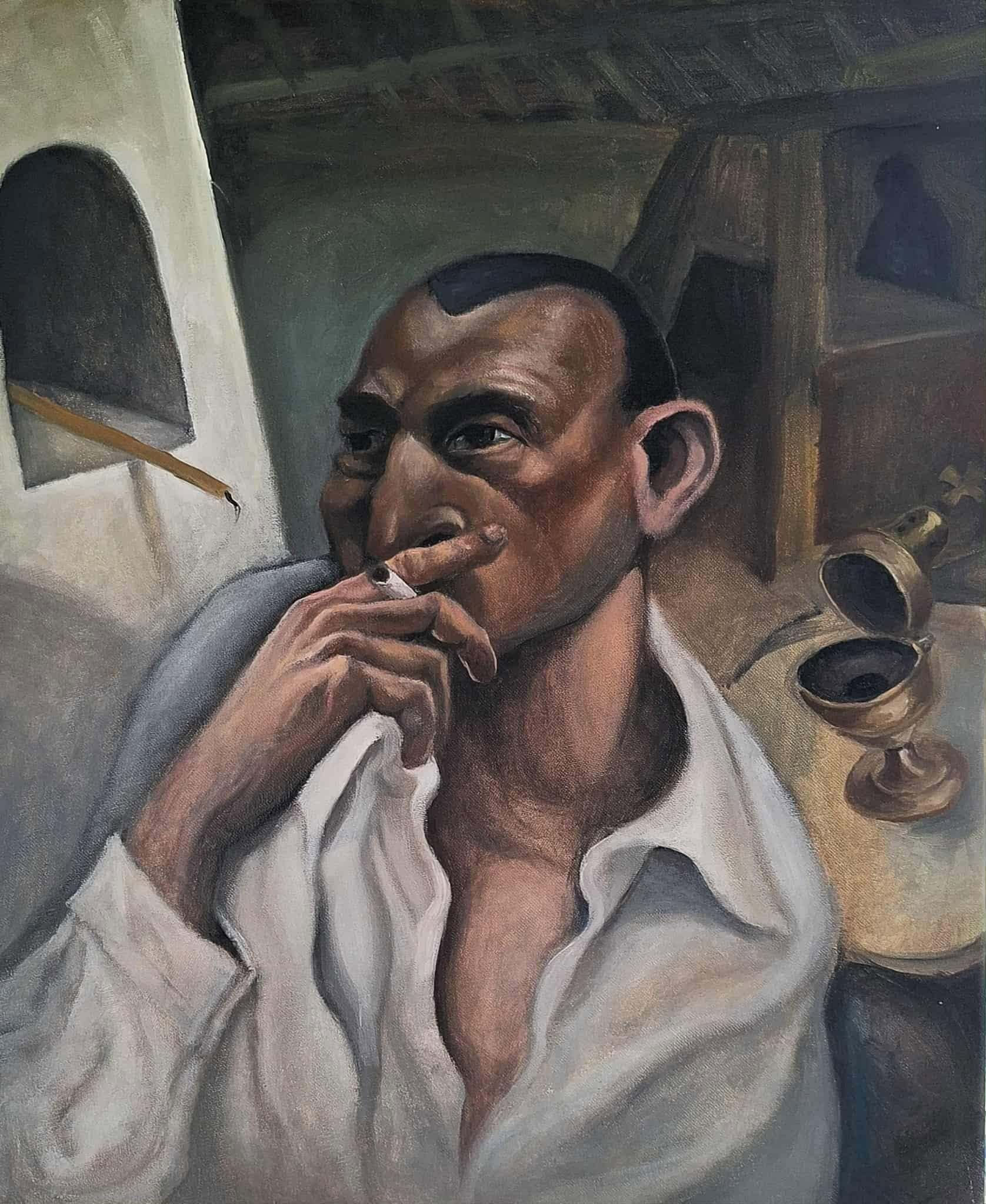 Dimitris Papastamos - Le Fumeur