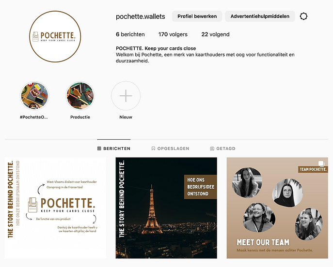 Instagram Pochette