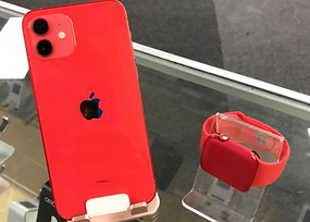 iPhone and smartwatch