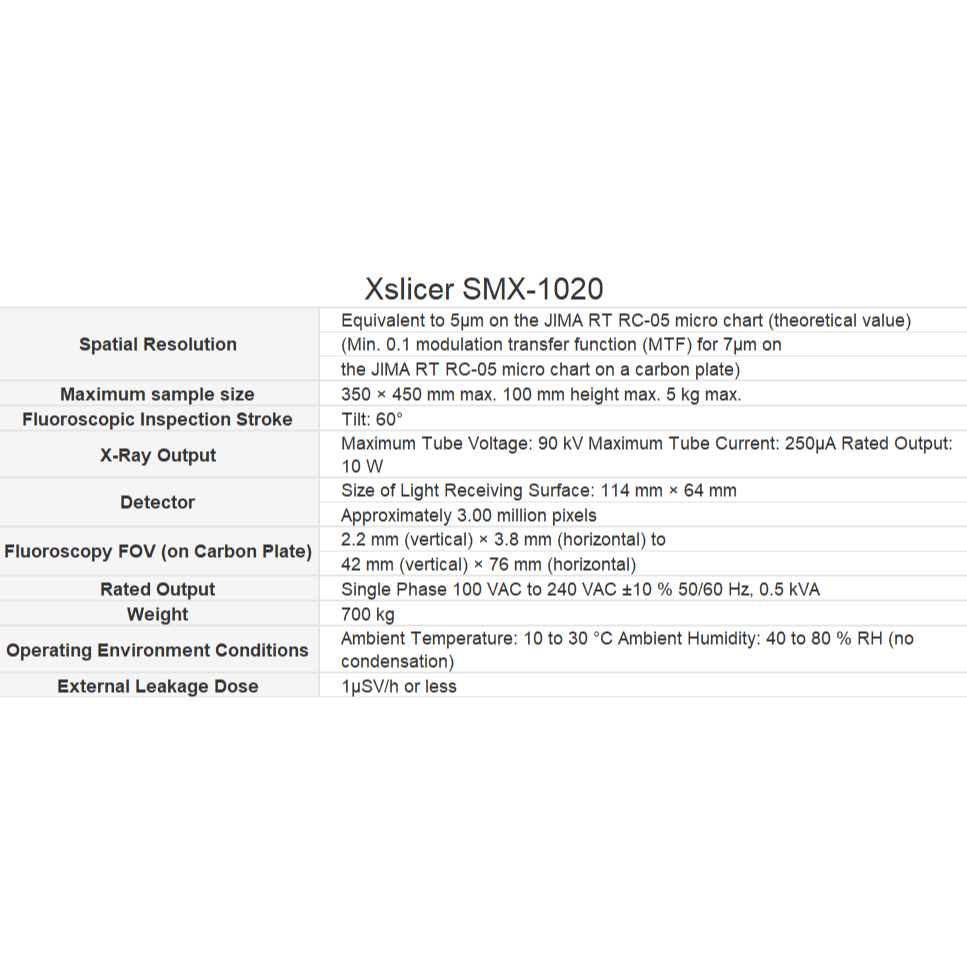 Thumbnail: Xslicer SMX-1010/1020