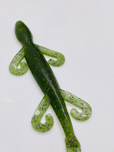 4” Lizard in Laker color